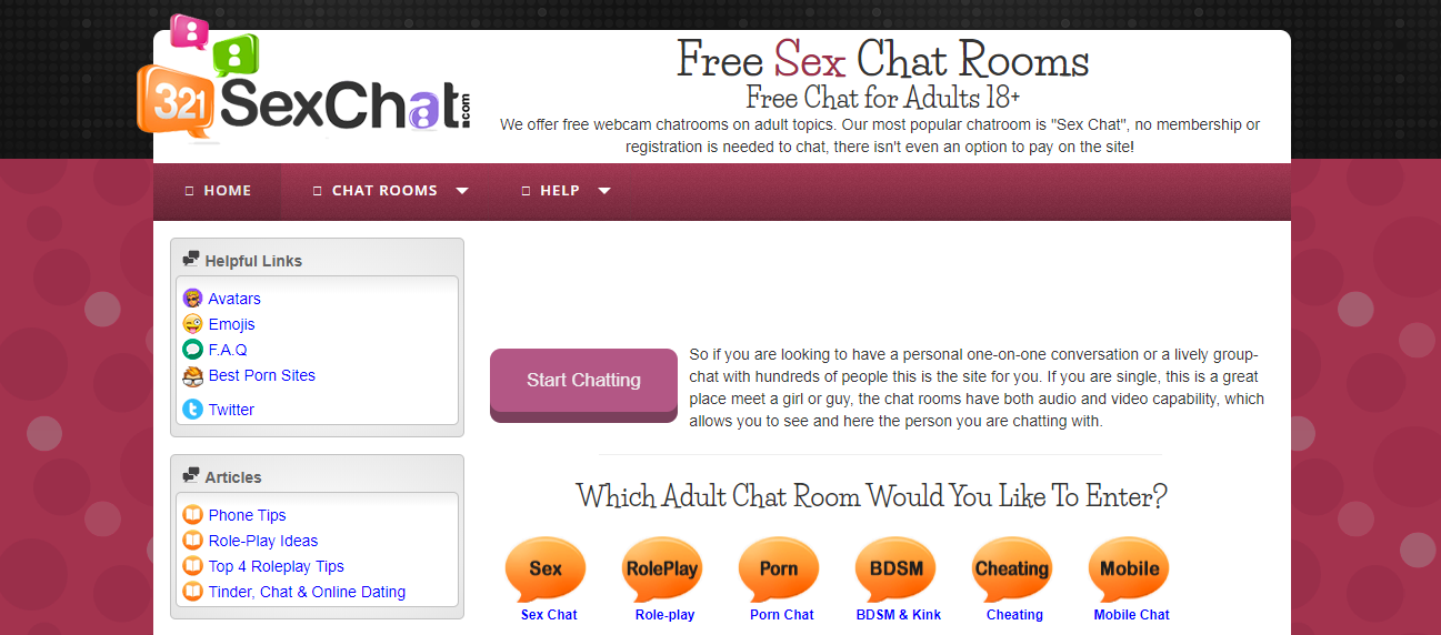 Sex chat rooms